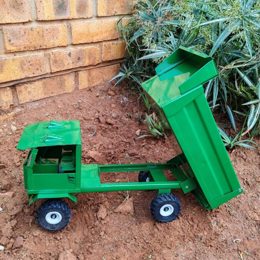 Tipper Truck 1/16 (Green) - Tough Metal Toys