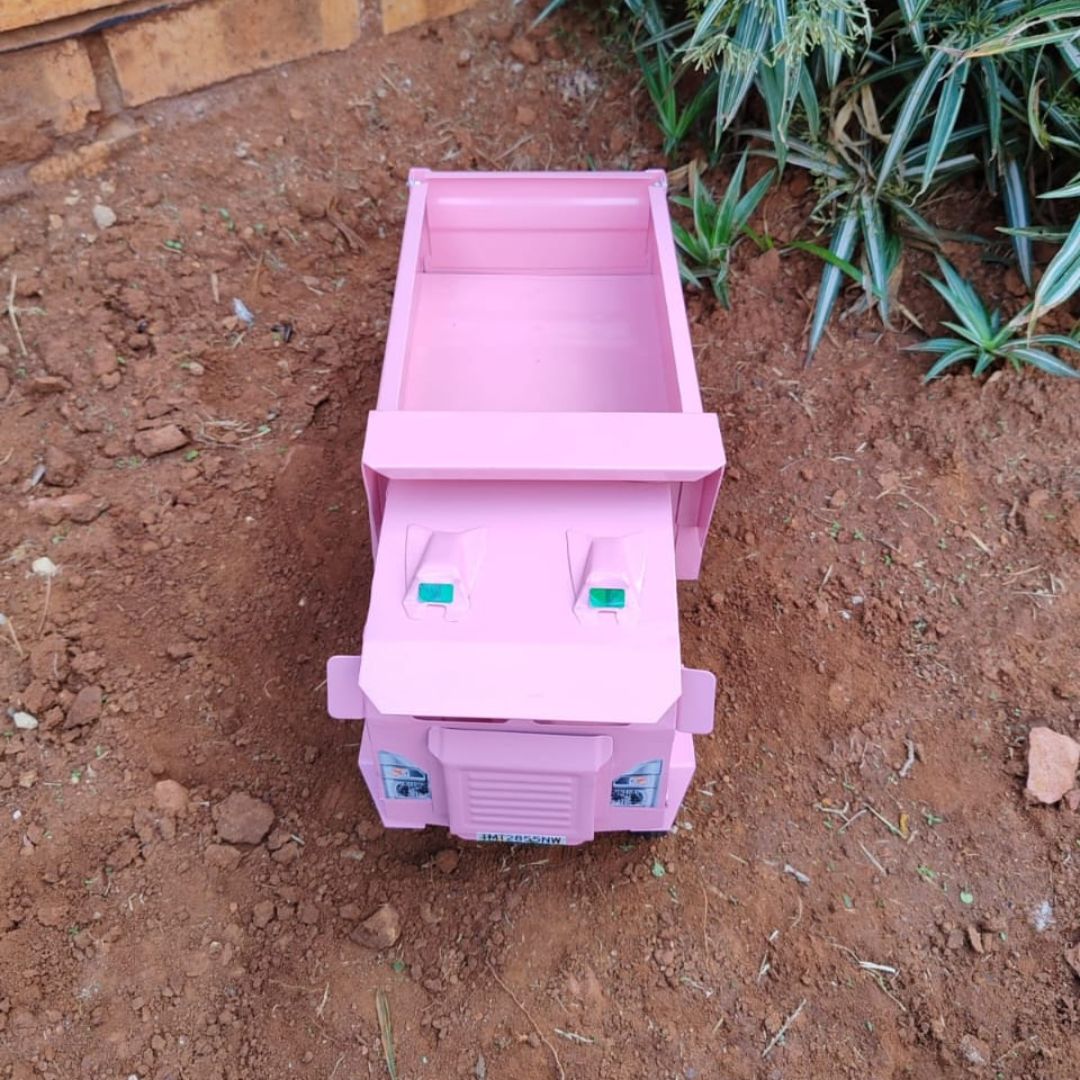 Tipper Truck 1/16 (Pink) - Tough Metal Toys