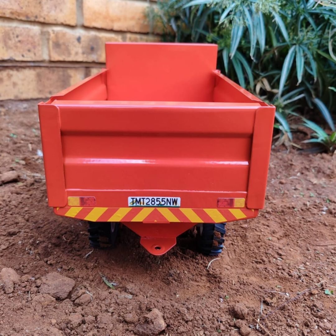 Tipper Truck 1/16 (Red) - Tough Metal Toys