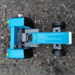 Landini 8500 Tractor 1/16 (Light Blue) - Tough Metal Toys - Image 3