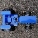 New Holland 80-66 Tractor (Dark Blue) 1/16 - Tough Metal Toys - Image 3