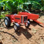 Ferguson Tractor & Trailer 1/32 (Massey Red) - Tough Metal Toys - Image 3