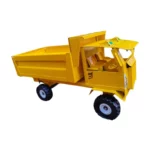 Tipper Truck 1/16 (Yellow) - Tough Metal Toys - Image 4