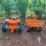 Tafè Tractor & Trailer 1/32 (Orange) - Tough Metal Toys - Image 3